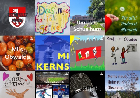 Obwaldner Schülerinnen und Schüler haben Podcasts über ihren Kanton produziert. 